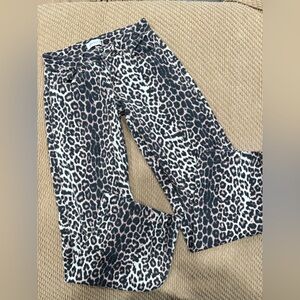 PacSun Leopard Print Jeans – Size 27, Low Rise,‎ 100% Cotton, Y2K Style